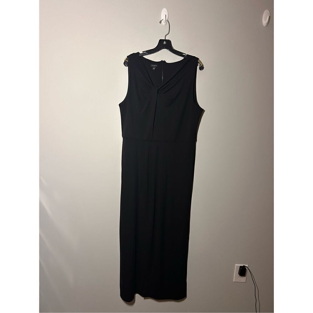 ‼️Sale‼️ Talbots black evening dress with twist detail size 16 C1-3